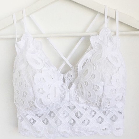 Lace Bralette With Removeable Straps