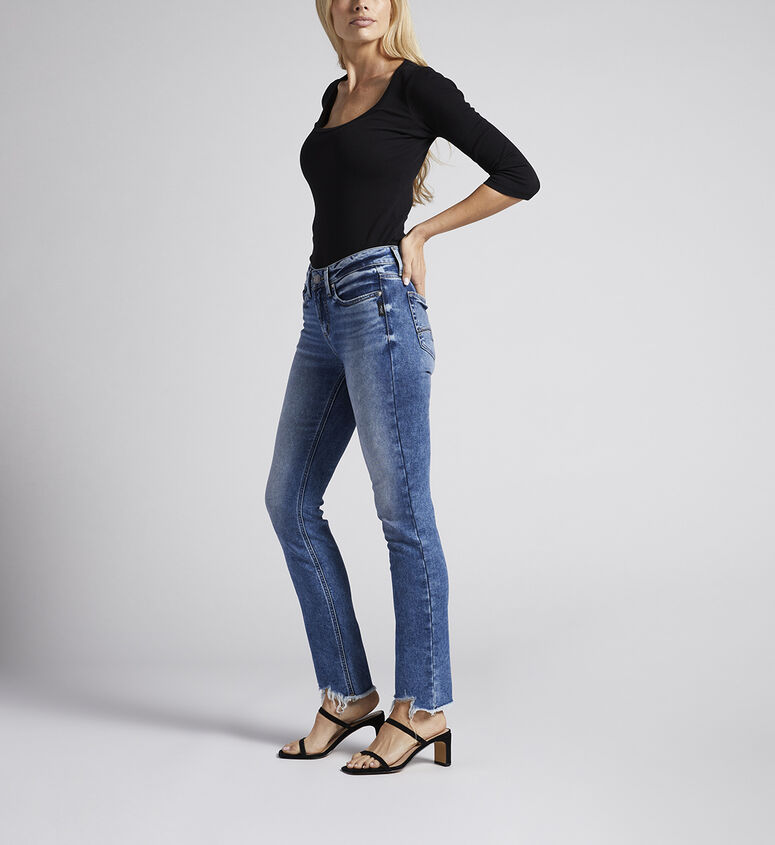 Silver Jeans Co. Suki Mid Rise Straight Leg Jeans